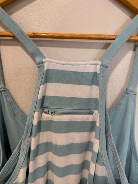 Simply Southern Striped Tank Dress XL Blue White Casual Summer Beach Cover Up - Picture 10 of 10